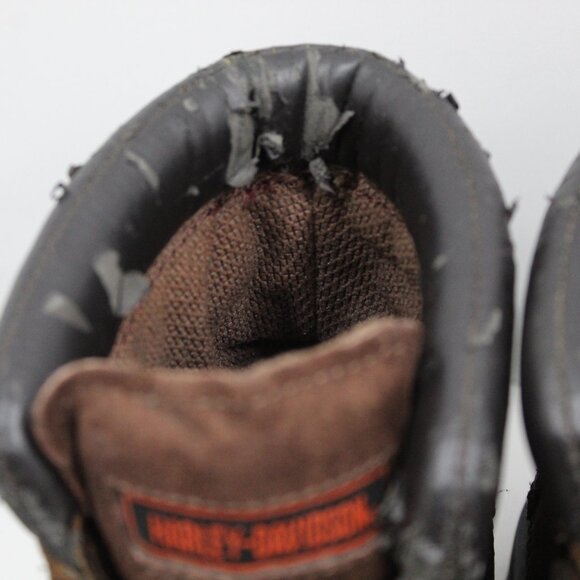 Harley Davidson Brown Leather Riding Boots Stock #91006 Size 8 US - Picture 4 of 13